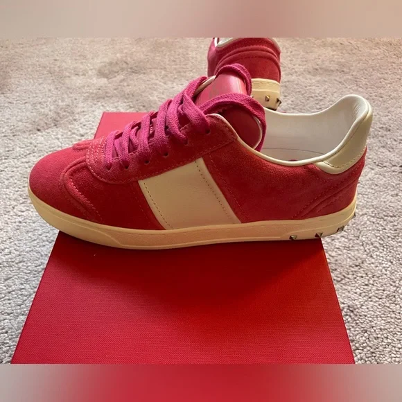Valentino Pink/White Women’s Sneakers - Picture 13 of 16